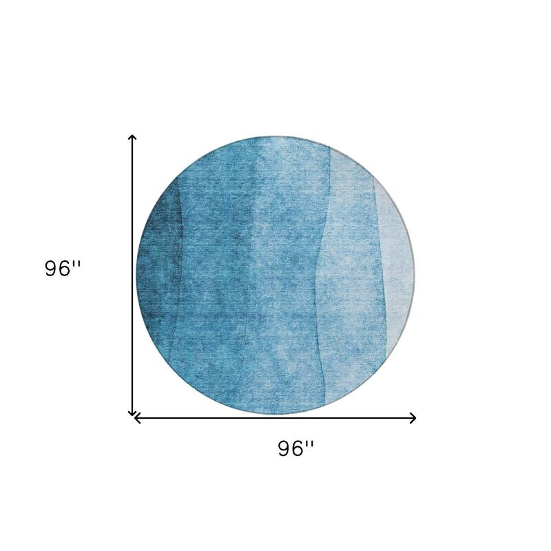 HomeRoots Ombre Transitional Rectangle Outdoor Rug