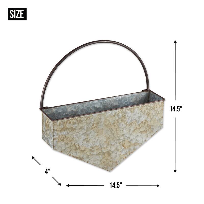 DII Galvanized Wall Planter