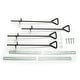 preview thumbnail 5 of 4, Swing-N-Slide Anchor-Its Ground Anchors for Swing Sets (4-Pack) - 15.5" L x 4.75" W x 2.5" H