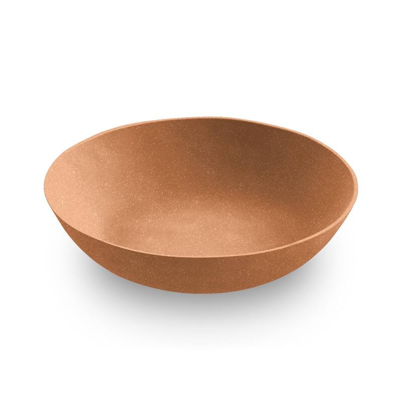 Abode Homewares by TarHong Planta Matte Terra Cotta Low Bowl, 9"/ 61 oz.Set of 6