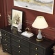 preview thumbnail 12 of 11, Timechee 63'' W Dresser White Chest Srorage Cabinet Lacquer Drawers
