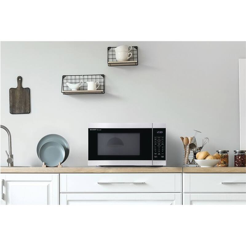Sharp 1.1 CF Countertop Microwave Oven, Orville Redenbacher's Certified