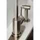 preview thumbnail 15 of 15, Kingston Brass Continental Single-Handle Kitchen Faucet with Brass Sprayer