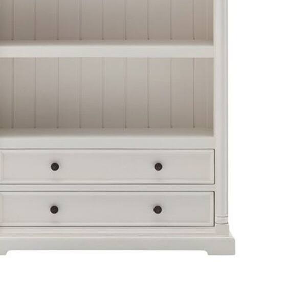 4 Shelf Bookcase Already Assembled Pure White 52 x 63 Bed Bath & Beyond 38908935