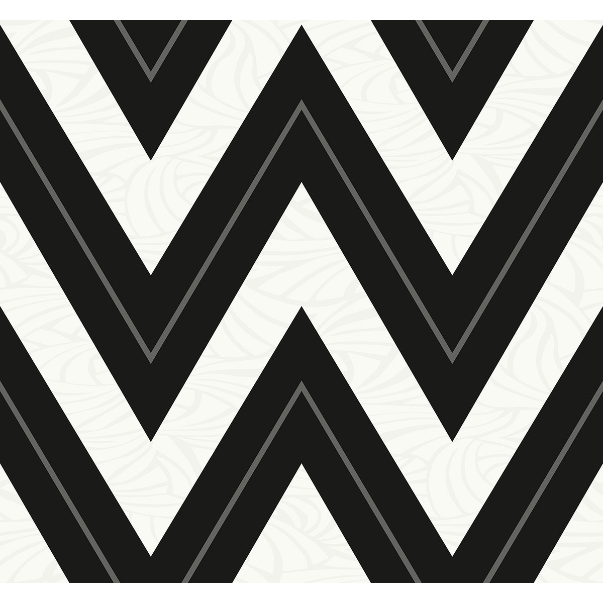 Seabrook Designs Simonette Chevron Faux Unpasted Wallpaper