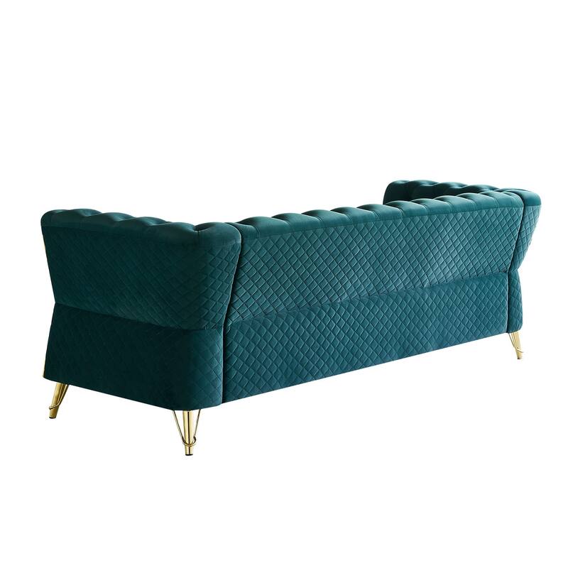 Modern Tufted Velvet Sofa