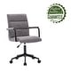 preview thumbnail 12 of 11, Porthos Home Paavo Height Adjustable Faux Leather Swivel Office Chair