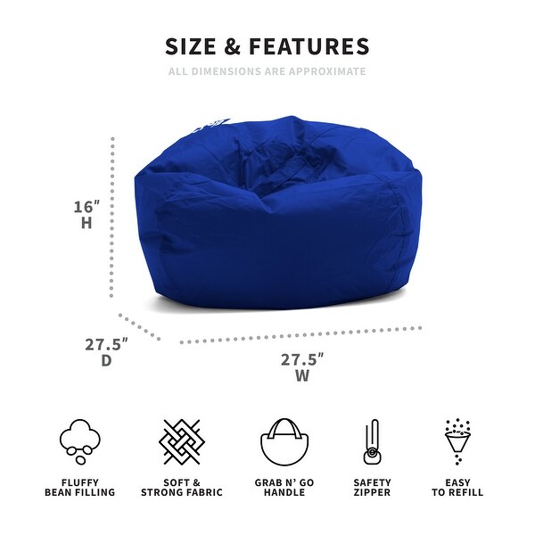 big joe vinyl bean bag