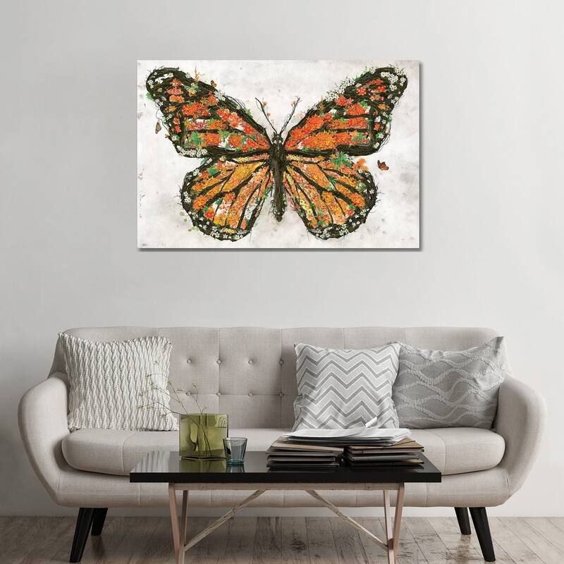 iCanvas "Monarch Butterfly" by Barrett Biggers Canvas Print - 32x48x1.5