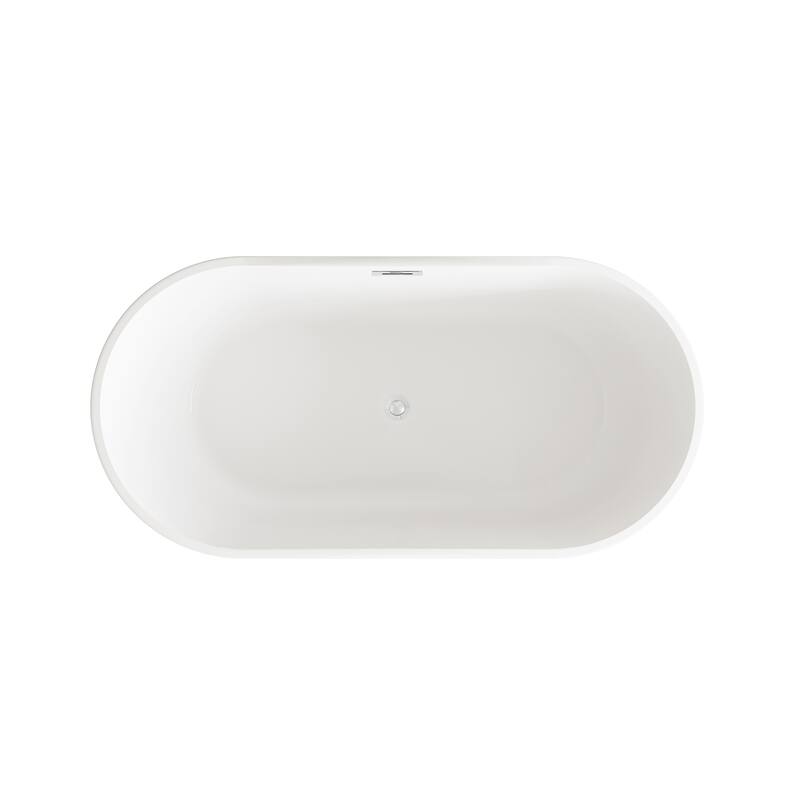Melisande Bathtub in Glossy White