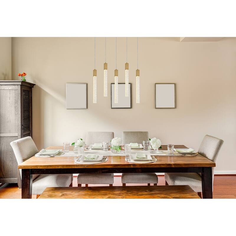 Wesley 5 Light Pendant - 36 inch