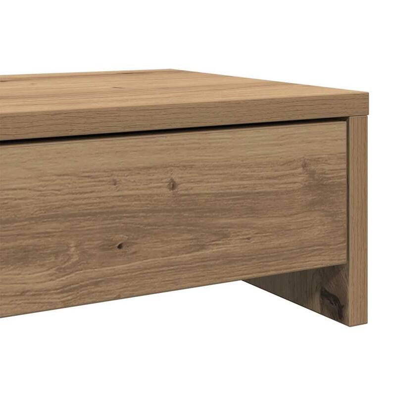 vidaXL Monitor Stand with Drawers Engineered Wood