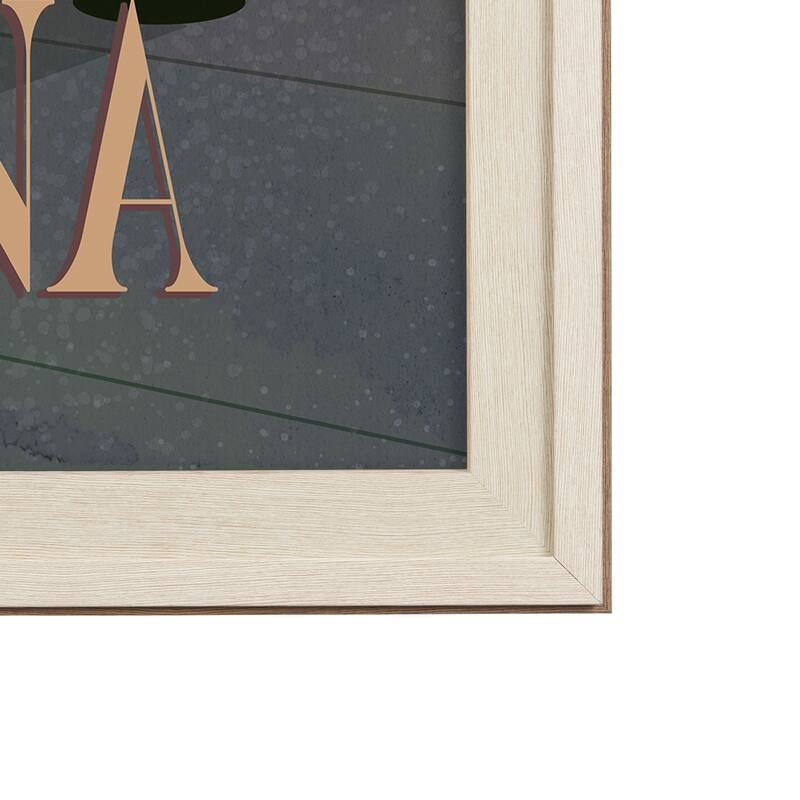 South Carolina Go USA by Mercana Studio a Hand Embellished Framed Art Print Series