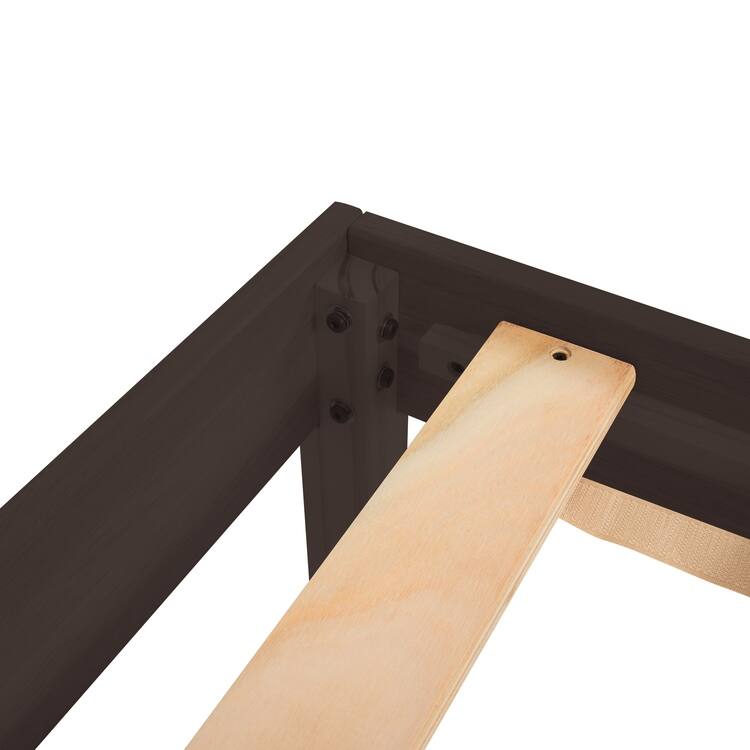 14 Inch Solid Pine Wood Platform Bed Frame No Squeak Bed Frame with Wooden Slats No Box Spring Needed
