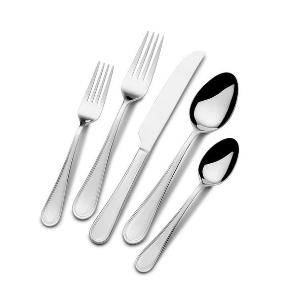 St. James Orleans 18/10 Stainless Steel 65 piece Flatware Set. Opens flyout.