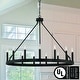 preview thumbnail 1 of 56, Acroma 15-light Farmhouse Large Wagon Wheel Candle Chandelier with UL Certified - D40'' * H130''