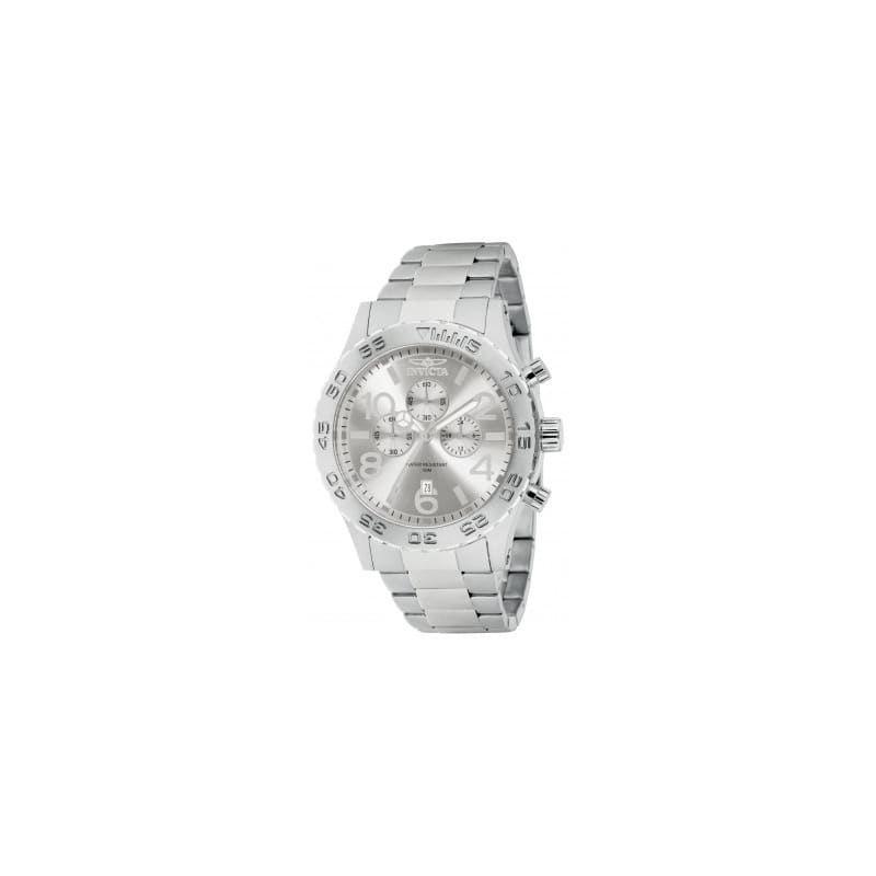 Invicta Men's 1269 Specialty Quartz Chronograph Silver Dial Watch