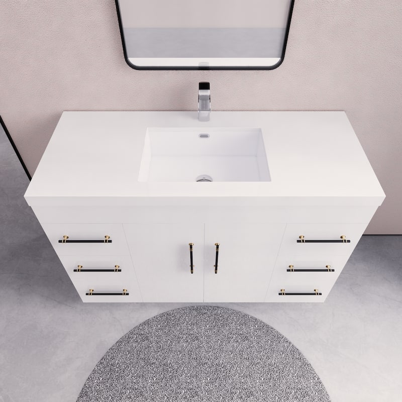 Eliza 48'' Freestanding Vanity with Single Sink