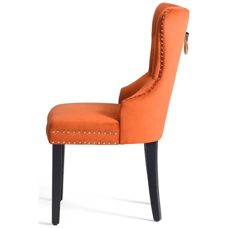 Highland Tufted Velvet Side Chair (Set of 6)