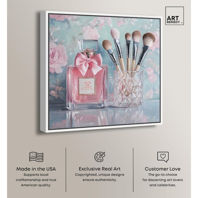 Love Dainty Perfume and Makeup Canvas by Art Remedy