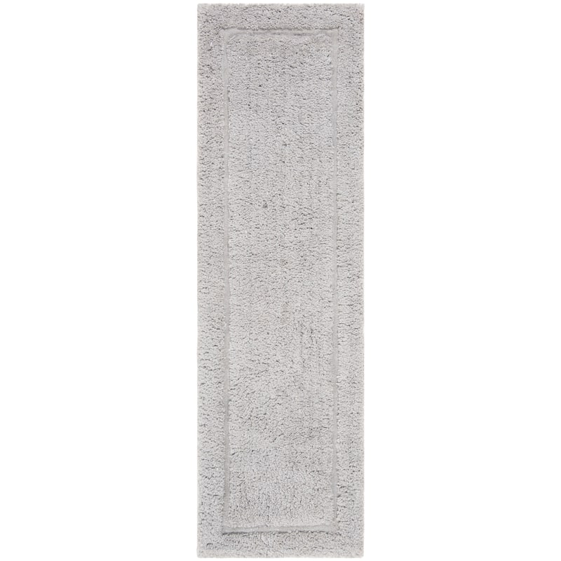 SAFAVIEH Handmade Glamour Shag Ammaria Casual Solid Polyester Rug