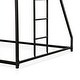 preview thumbnail 9 of 12, Furniture of America Jackson Modern Black Metal Twin over Full Bunk bed with Reversible Ladder