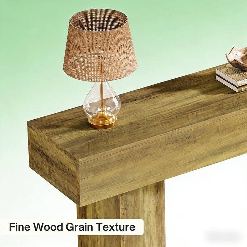 Rustic Side Table, Compact Console Table, Sofa Table