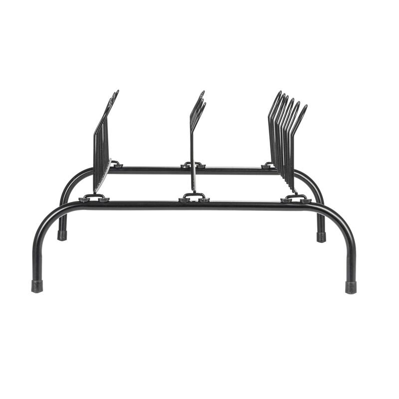 Household Essentials 9-Pair Metal Wire Shoe Rack