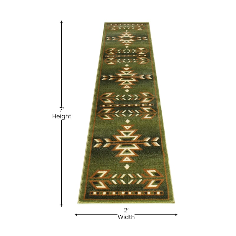 Multipurpose Southwestern Style Patterned Indoor Area Rug