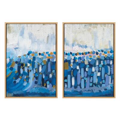 Kate and Laurel Sylvie Queen Elizabeth II Framed Canvas by Leah Nadeau