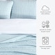 preview thumbnail 24 of 38, Crinkle Texture Microfiber 3-Piece Quilt Set, Enzyme Washed, Oversized