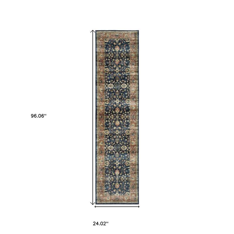 HomeRootsOriental Traditional Runner Area Rug