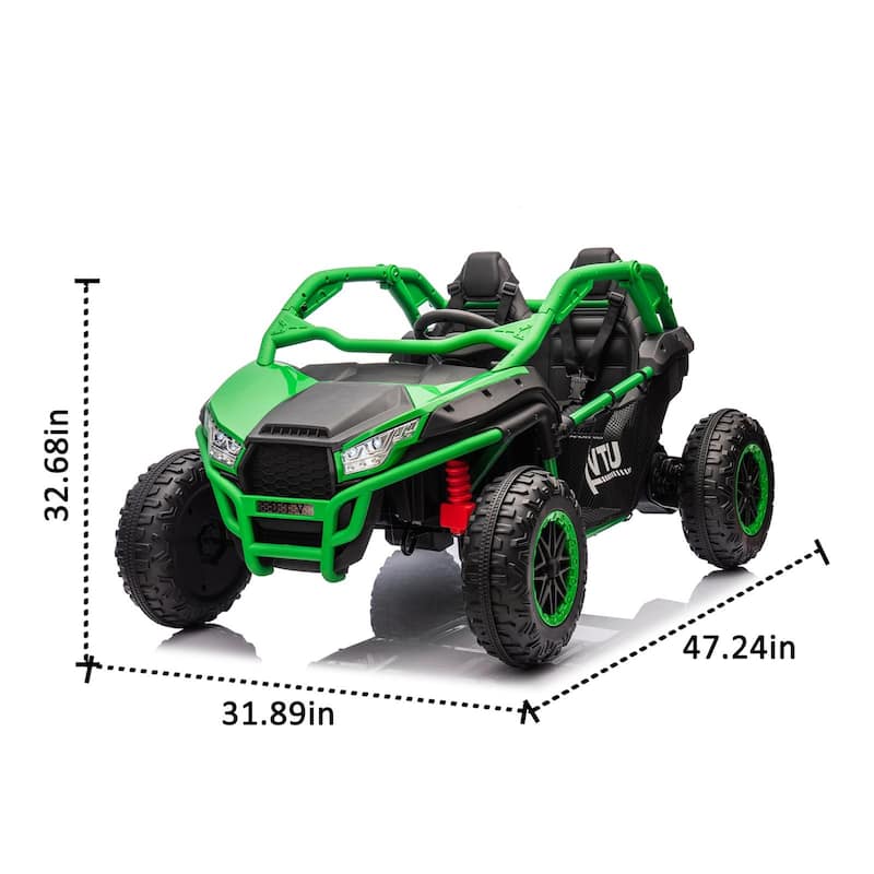 Green Remote Control Kids Ride on Car Electric Car Electric Vehicle