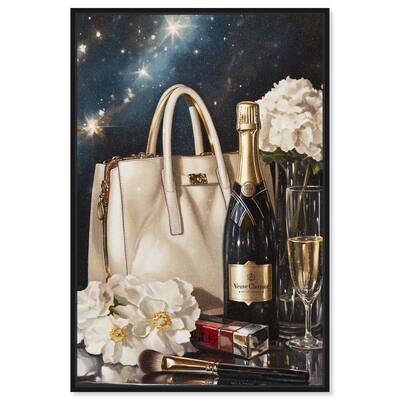 Cheers to Starry Glam Canvas by Art Remedy