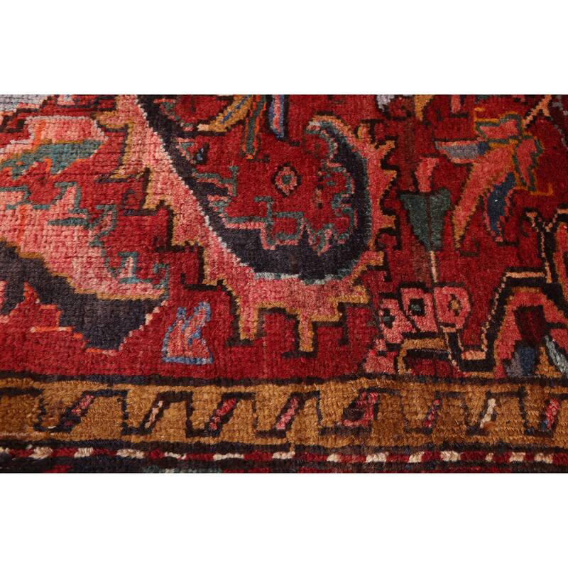 ECARPETGALLERY Hand-knotted Sarabi Dark Red Wool Rug - 9'6 x 12'2