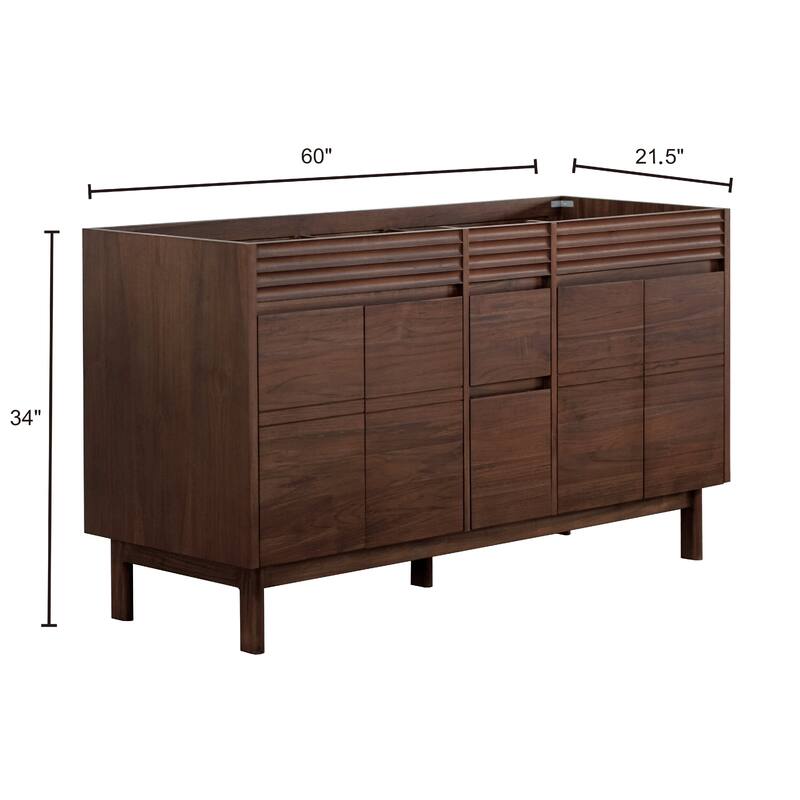 Avanity Carina Bathroom Vanity Only in Coffee Teak