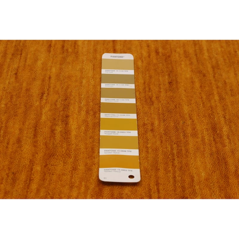 Kashkuli Gabbeh Gold Rug 8'1" x 9'8" - 8'1 x 9'8