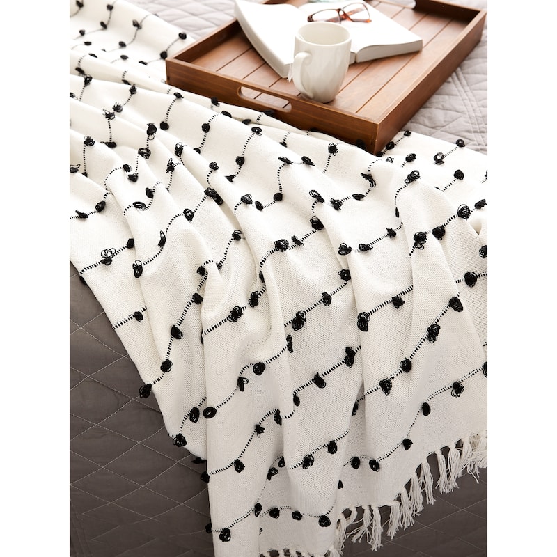 DII Woven Loop Throw