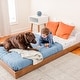 preview thumbnail 11 of 14, Max and Lily Mid Century Modern Twin Floor Bed