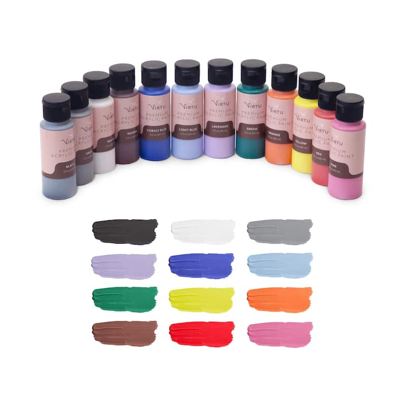 Virtu Acrylic Paint Set Kit