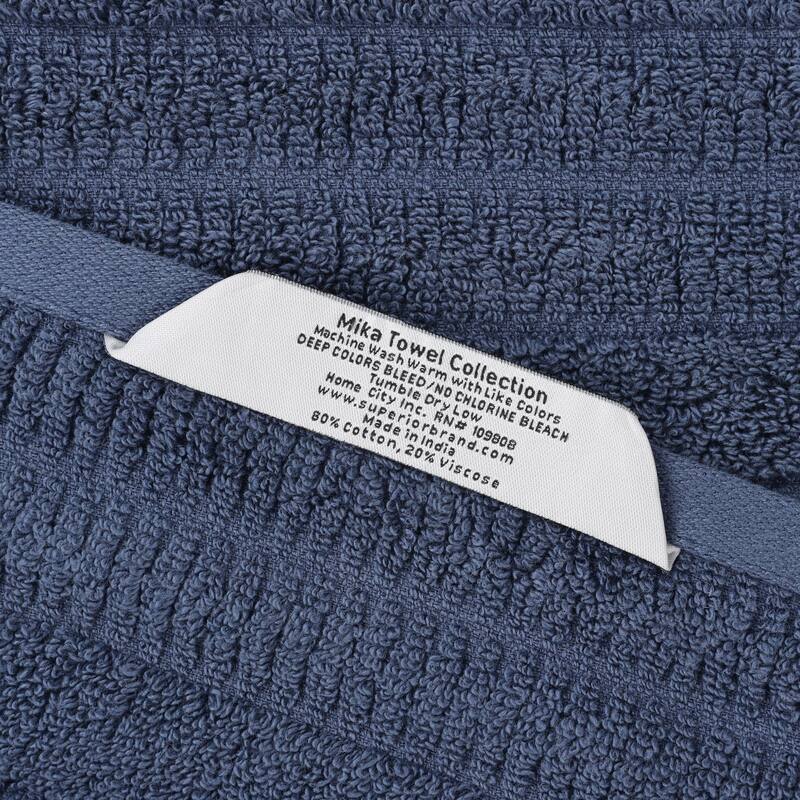 Superior Mika Smart Twist Cotton Bath Towels, Set of 2