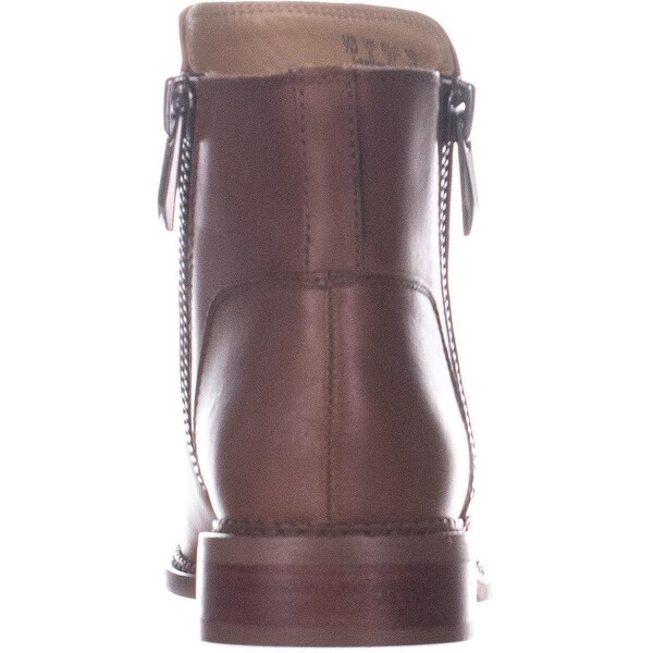 franco sarto harmona leather double side zip bootie