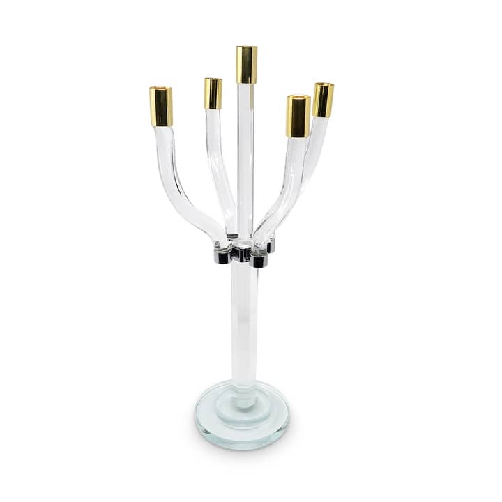 Candelabra with Silver/Gold Tip (2 Sizes)
