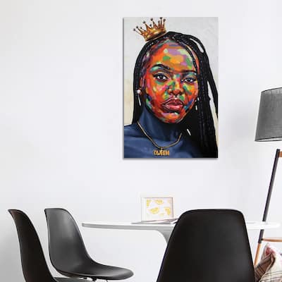 iCanvas "Feminine Royalty" by Damola Ayegbayo Canvas Print