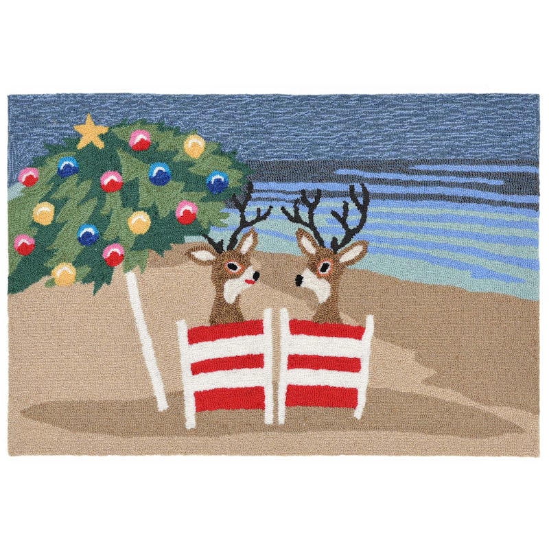 Liora Manne Ocean Holiday Outdoor Rug
