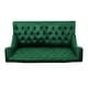 preview thumbnail 5 of 7, Leora Modern Glam Tufted Velvet Wingback Loveseat by Christopher Knight Home