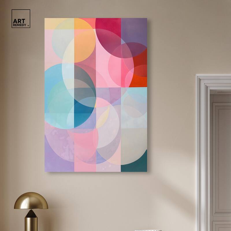 Oneiric Circles IV Canvas by Art Remedy, Gallery Wrapped