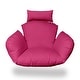 preview thumbnail 25 of 99, Joita Luxury Ottertex Replacement Cushion for Indoor/Outdoor Egg, Hanging, Cocoon, Papasan Chair Hot Pink