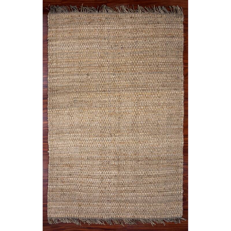 Hand Woven Ineas Flat Weave Jute Traditional Oriental Area Rug
