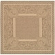 preview thumbnail 27 of 99, SAFAVIEH Courtyard Abaco Floral Border Indoor/ Outdoor Area Rug 6'7" x 6'7" Square - Brown/Natural